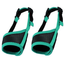 2Pcs Soft Mesh Dog Muzzle, Breathable & Adjustable for Small/Medium/Large Dogs, Prevent Biting/Chewing/Licking – Compatible with All Breeds