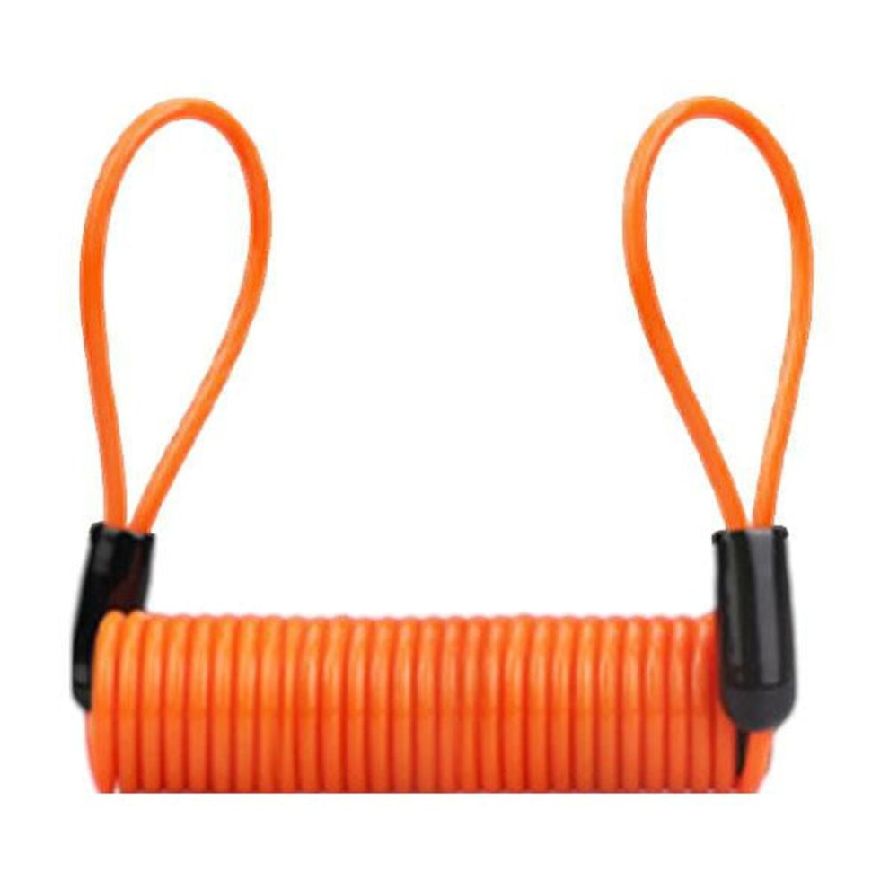 Motorcycle Bike Alarm Brake Disc Locks Security Reminder Cable Ropes Stretc Z8o9 9399596011981