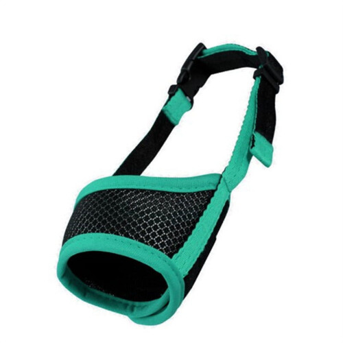 2Pcs Soft Mesh Dog Muzzle, Breathable & Adjustable for Small/Medium/Large Dogs, Prevent Biting/Chewing/Licking – Compatible with All Breeds 1