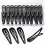 Presilhas de cabelo de metal de 2 polegadas em cores sortidas, 50 unidades. 1