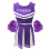Riforla Cheerleading Μαθητή Αθλητικά Ημερήσια Cheerleading Διαγωνισμός Σετ Φόρεμα με Φούστα Μωβ 5