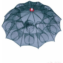 24/20/16/12/10/8/6/4 Holes Portable Fishing Net Shrimp Cage Nylon Foldable Fish Trap Folding Outdoor Automatic Collapsible