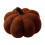 Coussin décoratif citrouille 3D marron 35 cm (1 pièce) 2