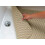Antislip badmat licht kaki 36x17 inch 2