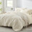 Queen Comforter Set Pale Yellow Seersucker 7-Piece 2