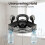 Corner Shower Caddy Rack – Adjustable, Waterproof, 40 lb 3