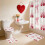 Ensemble rideau de douche Saint-Valentin avec serviettes et tapis de bain2 3