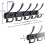 Wall-Mounted Coat Rack with 5 Hooks – White, Heavy-Duty 5