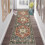 Χαλί Boho Floral Runner 60 x 40 cm από τεχνητό μαλλί, αντιολισθητικό 1