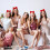 Σετ κορδέλες μαλλιών για το Bachelorette Spa Bride and7Bridesmaids 6
