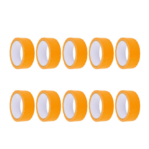10 pièces de ruban de masquage orange, papier, adhérence élevée 2