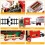 Electric Christmas Train Set with Steam Engine and Tracks 6