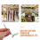 ULTNICE Slatwall Hooks Silver Iron 20 pcs 3