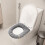 Waschbarer, gestrickter Toilettensitzbezug (1 Stück) 3