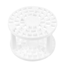 Organisateur porte-pinceaux de maquillage blanc 14 x 14 x 10,2 cm