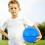 Uppblåsbar basketbollsleksak för barn 1-pack 6