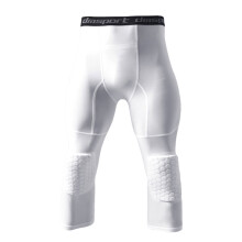 Youth Boys Basketball Compression Pants with Knee Pads, Honeycomb Padding, 3/4 Length, Breathable & High-Stretch – Compatible with Sports