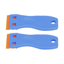 2Pcs Plastic Blade Scraper Decal Cleaning Scraper For Auto Window Sticker Decals