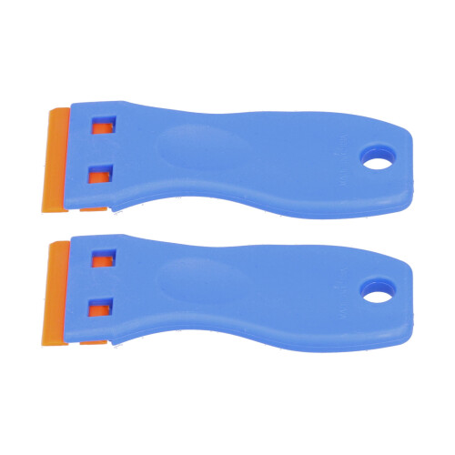 2Pcs Plastic Blade Scraper Decal Cleaning Scraper For Auto Window Sticker Decals