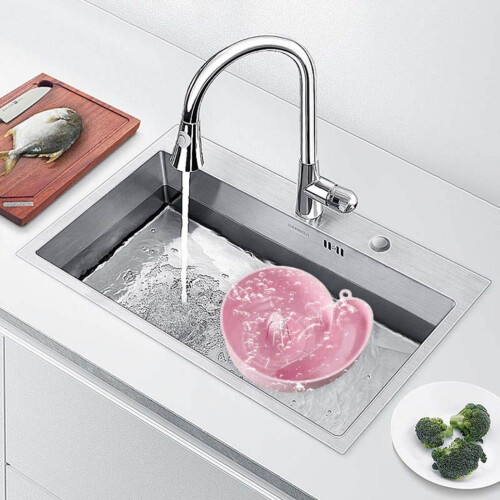 Snigelformad avloppsfilter i rosa hörn 2