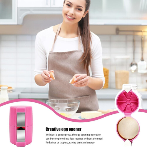 3Pcs Egg Shell Opener, Handheld Egg Cracker & Separator – Compatible with Raw Eggs, Camping & Kitchen Use 1