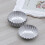 HEMOTON 10 Pcs Egg Tarts Mould Cupcake Molds for Baking Bakeware Small Silver 4