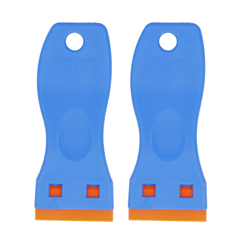 2Pcs Plastic Blade Scraper Decal Cleaning Scraper For Auto Window Sticker Decals 1