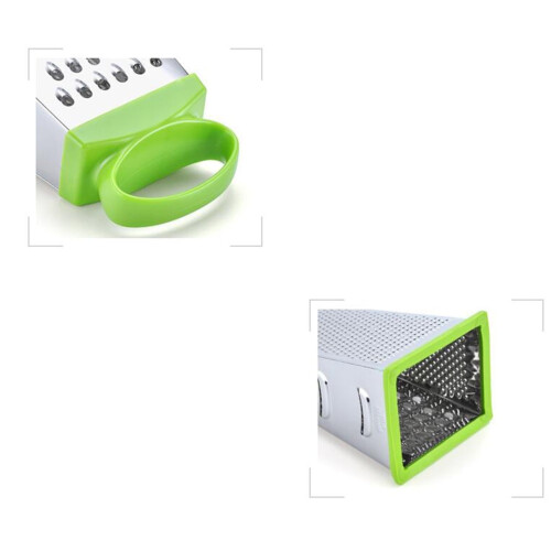 Ralador de aço inoxidável para uso na cozinha, cor verde, fácil de limpar e com design moderno. 7,8 polegadas (19,8 cm) 1