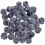 60 myrtilles réalistes en mousse, 2 cm, bleu marine 1