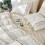 Boho Comforter Set Beige King Size 3 Pieces 4
