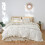 Boho Comforter Set Beige King Size 3 Pieces 3