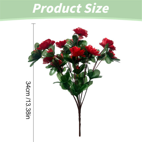 6-Pack Artificial Carnations – Realistic Silk Flowers for 1