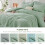 Sage Green Queen Seersucker Comforter Set 7-Piece 6