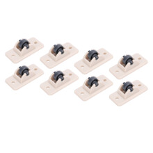 Mini Castor Wheels 20Pcs Self Adhesive Non-Rotate Plastic Furniture Castors