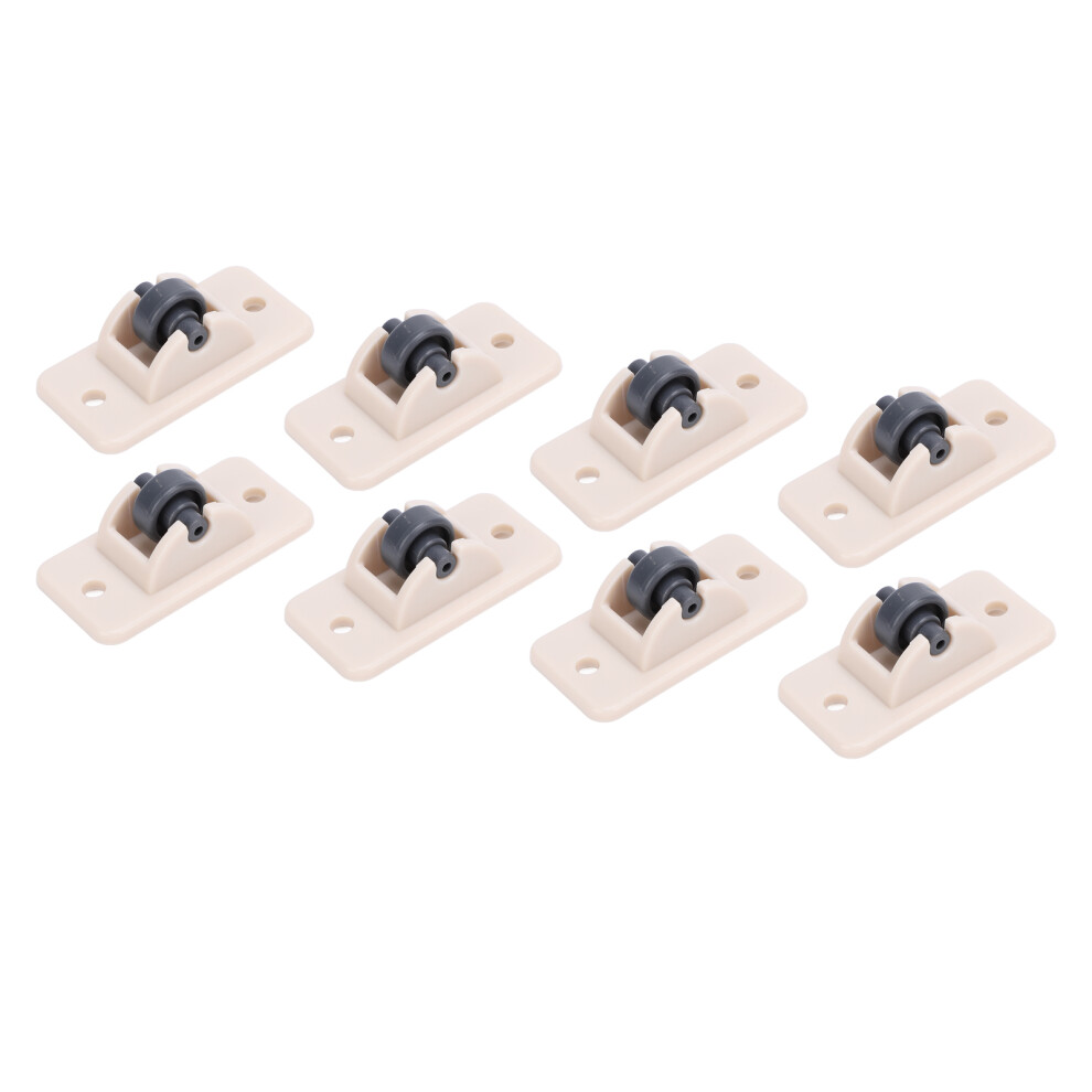 Mini Castor Wheels 20Pcs Self Adhesive Non-Rotate Plastic Furniture Castors