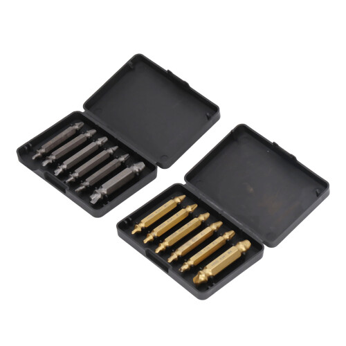 Stripped Bolt Removal Tool Set Multi Size Bolt Extractor For Hex Machine Screws High Hardness Screw Extractor With Durable Storage Box Heat Resistant 1