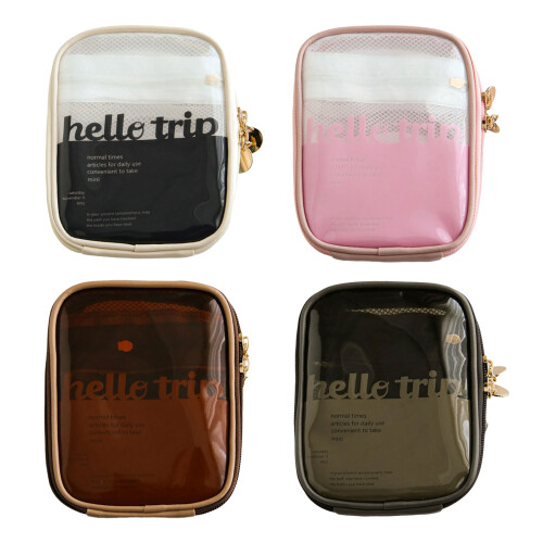Portable Toiletry Storage Bag with Clear View and Sturdy-4 1