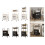 Sturdy Metal Frame Laundry Sorter Basket Bathroom-Single Black 3
