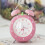 Heavy Sleeper Alarm Clock With Loud Bells Night Light-Green 7