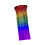 LED Light Up Rainbow Silk Fan Performances Colorful-Right Hand 1