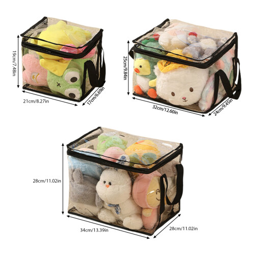 Pack of 3 Multipurpose Storage Solution For Toy Books Cosmetics 1