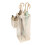 Support vertical de parapluies de fer avec-1 cadre latéral Blanc 1