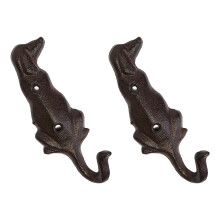 Practical Iron Hook With Dog Design Rusts Resistant Iron Dog-2