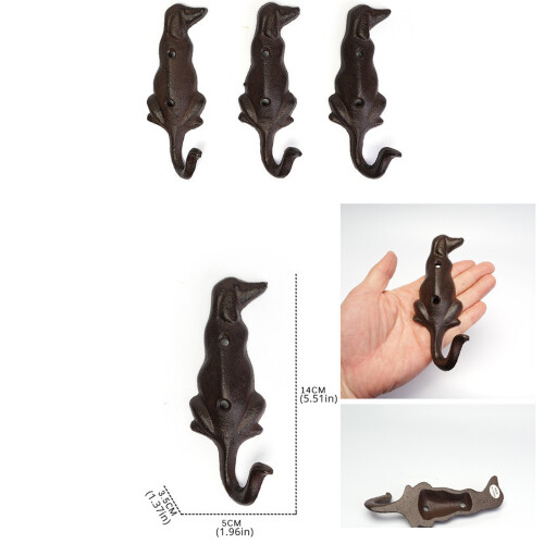 Practical Iron Hook With Dog Design Rusts Resistant Iron Dog-2 2