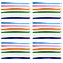 Bandes élastiques multicolores, 30 pièces, Solution de rangement