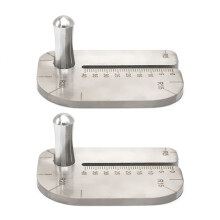 Outil de plaque d'aide à la perforation du cuir en acier