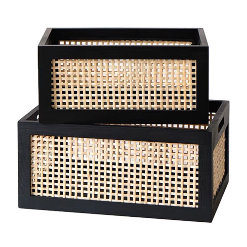 Multipurpose Bamboos Storage Basket for Bathroom or-large 1