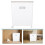 LEDMOMO Foldable Clothing Organizer Box Cube Plastic Beige 1Pcs 1
