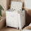 LEDMOMO Foldable Clothing Organizer Box Cube Plastic Beige 1Pcs 4
