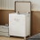 LEDMOMO Foldable Clothing Organizer Box Cube Plastic Beige 1Pcs 5